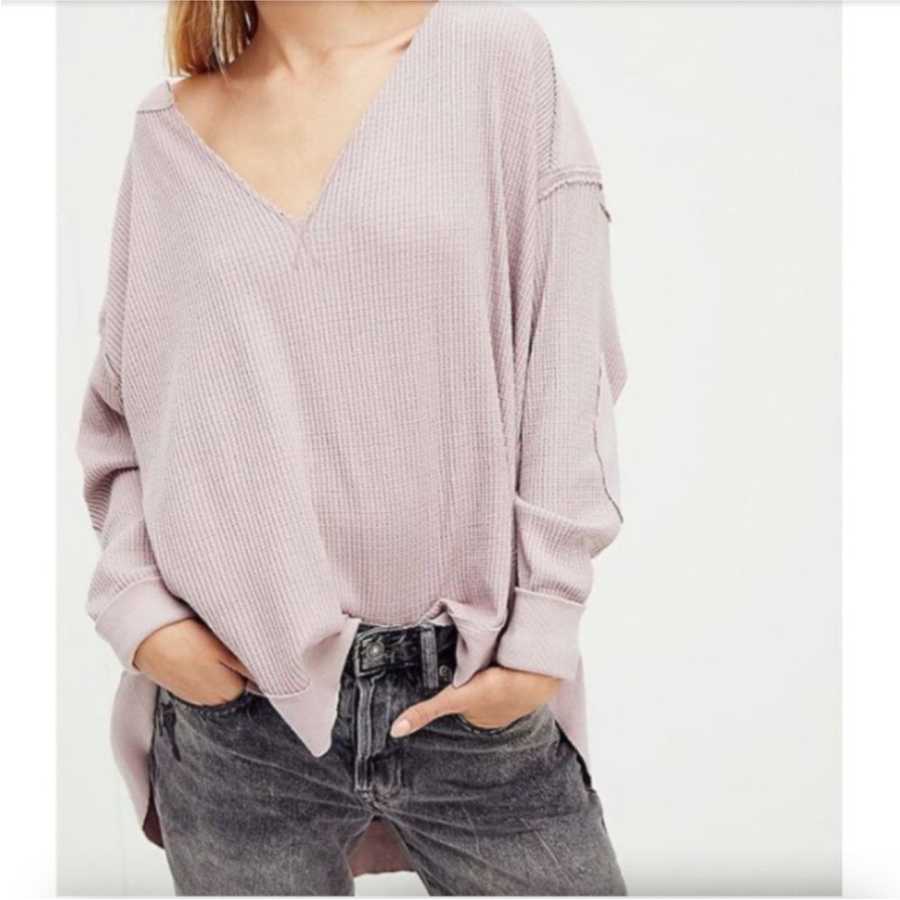 Free People Owen Thermal Pullover size small